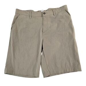 Adidas golf short size 32 mens tan beige chino 7043